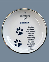Pet Remembrance Mini Plate