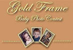Gold Frame Baby Photo Contest